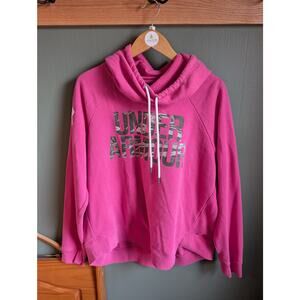 XL Under Armour Loose Pink Hoodie